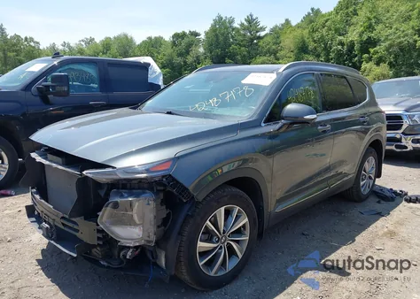 2020 Hyundai Santa Fe Limited from USA, damaged, VIN 5NMS5CADXLH224393